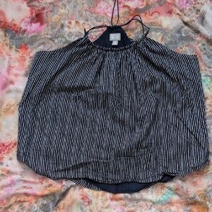 Converse Blue and White Halter Blouse